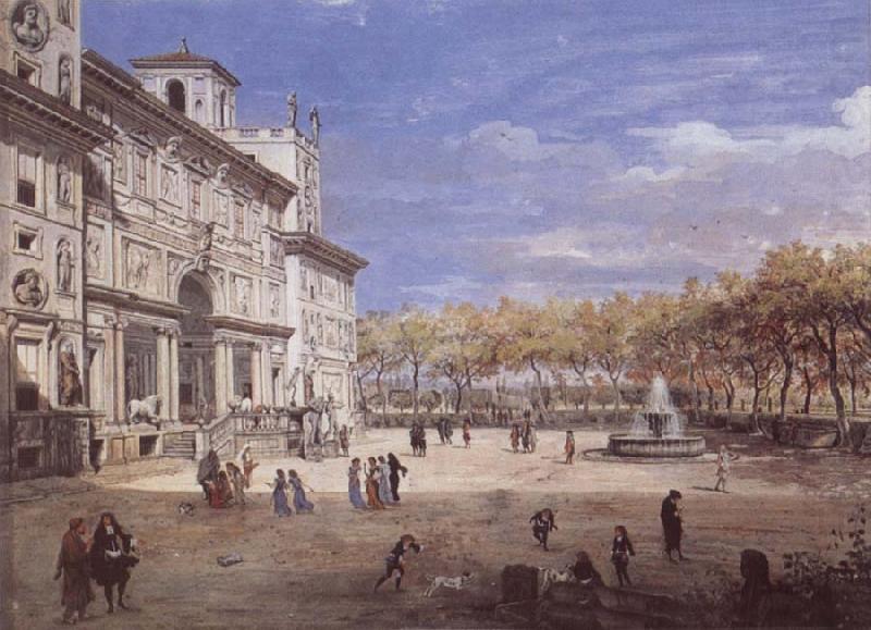 The Villa Medici in Rome, Gaspar Van Wittel